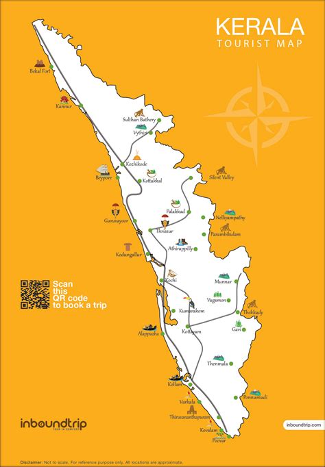 evpn.kerala|kerala tourist map.